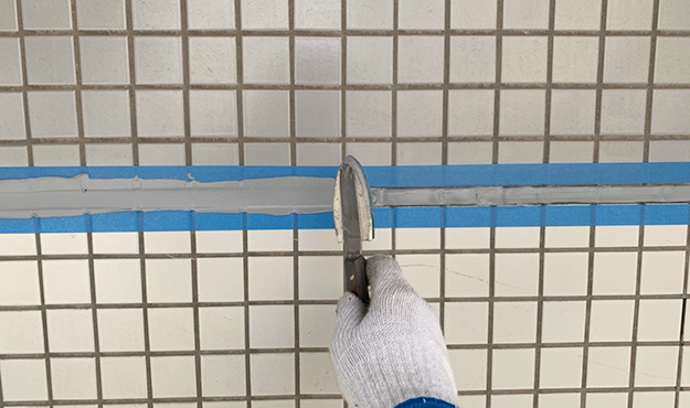 シーリングの先打ちと後打ち